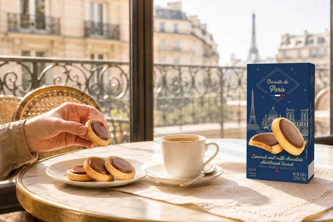 Petites Parisian Tartlets served on a café table